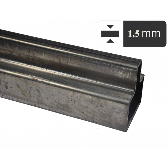 Т-профиль для ворот и заборов(толщина стенки 1,5 мм)